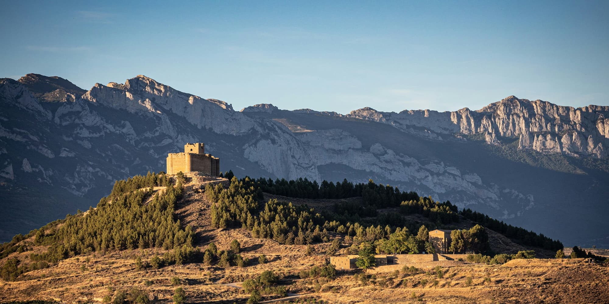 Davalillo Castle on top of a hill